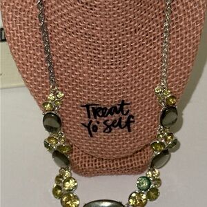 Napier Silver and Yellow Necklace